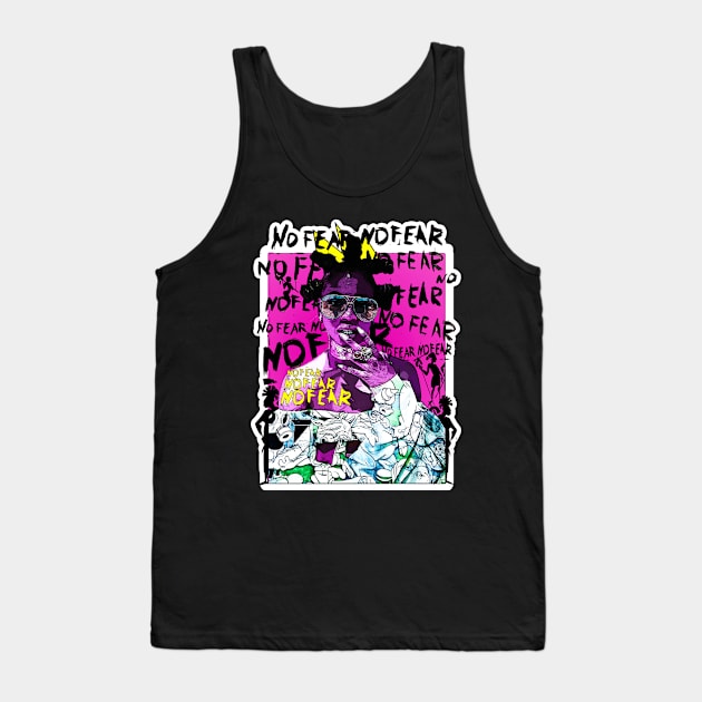 Bantu No Fear Tank Top by Glass Table Designs